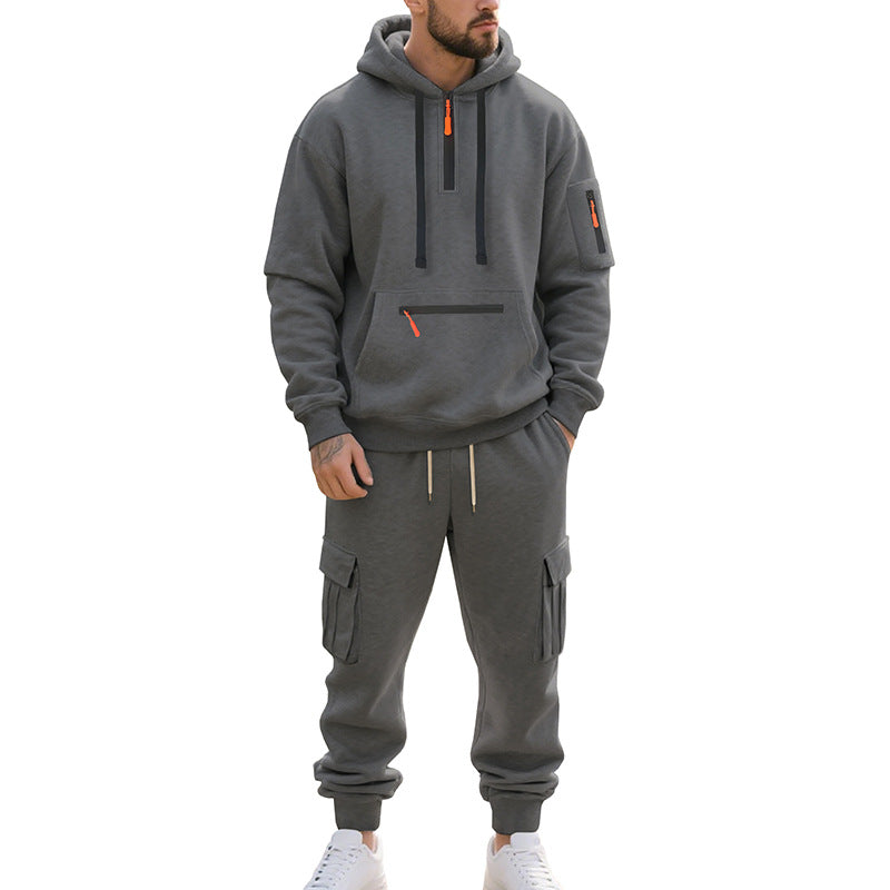 Herren Sportanzug Hoodie Jogginghose Sportlich