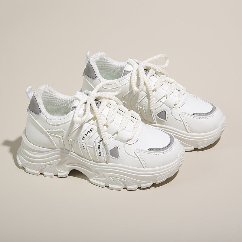 Damen Sneaker Sportlich Bequem Laufsohle