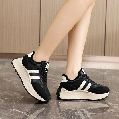 Damen Sneaker Bequem Kuschelig