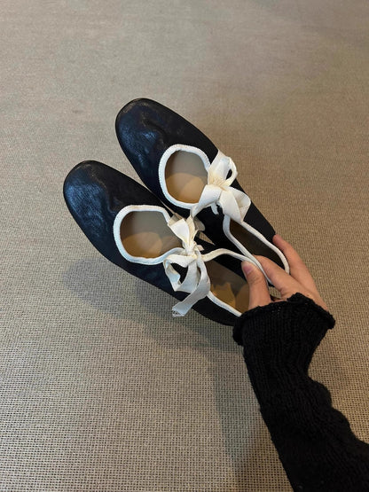 Damen Ballerinas Leder