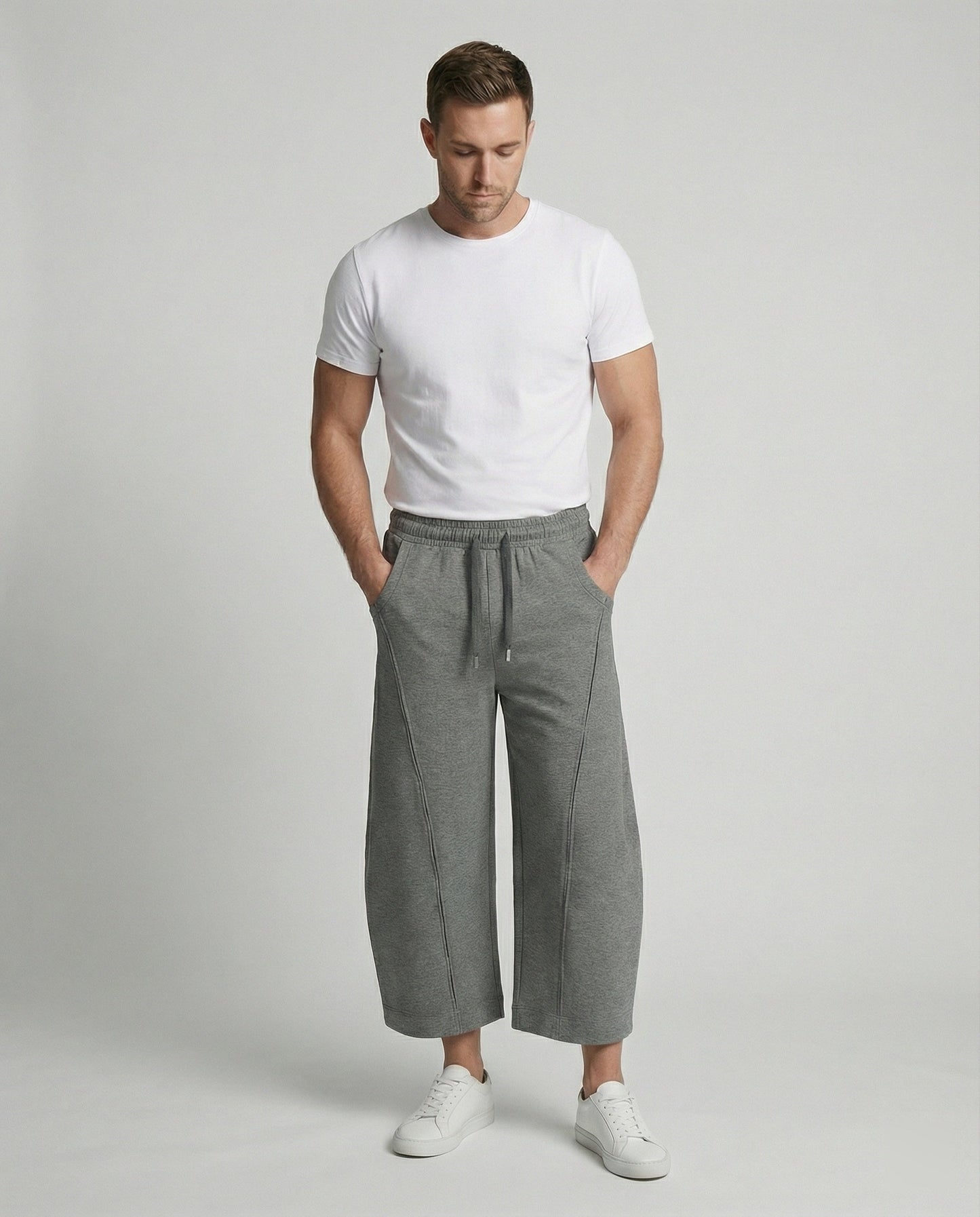 Unisex Oversize Hose Deconstructed Look Baumwolle