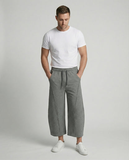 Unisex Oversize Hose Deconstructed Look Baumwolle