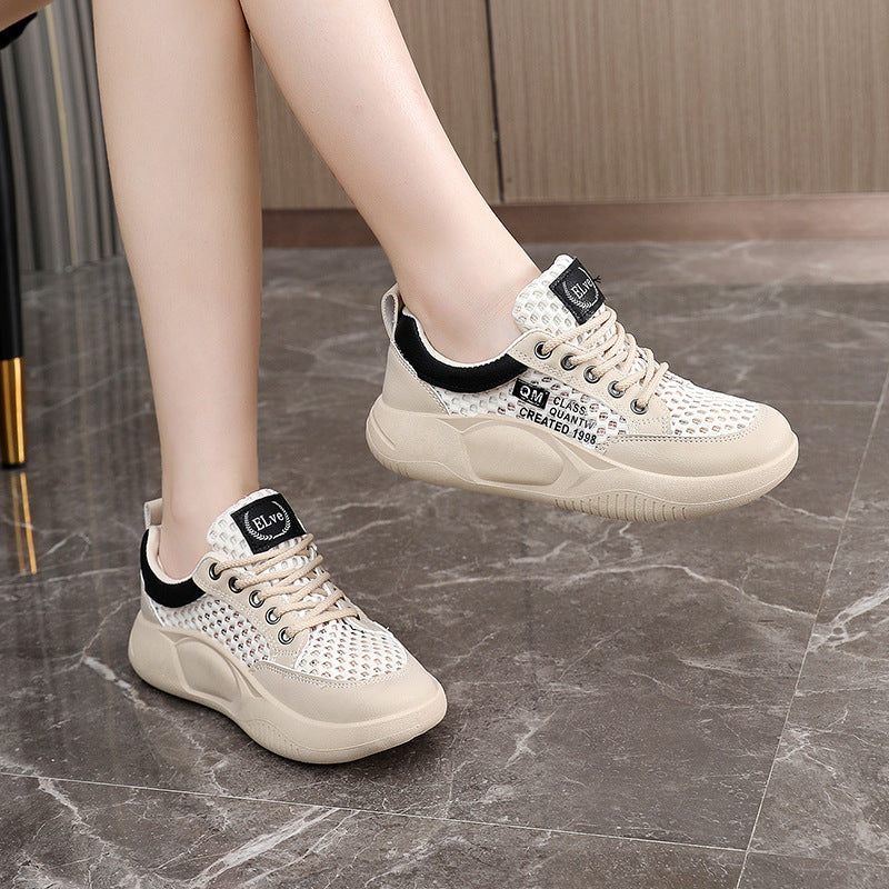 Damen Sneaker Atmungsaktives Netzdesign Bequem