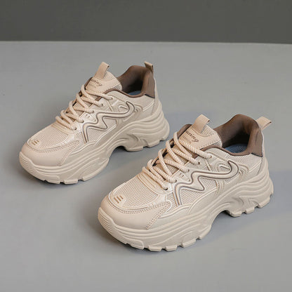Damen Laufschuhe Chunky Atmungsaktives Material Komfort