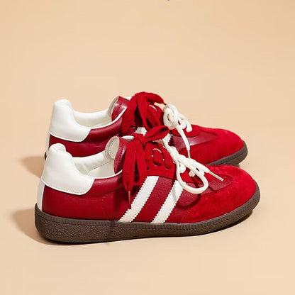 Damen Sneaker Vintage Retro Schuhe