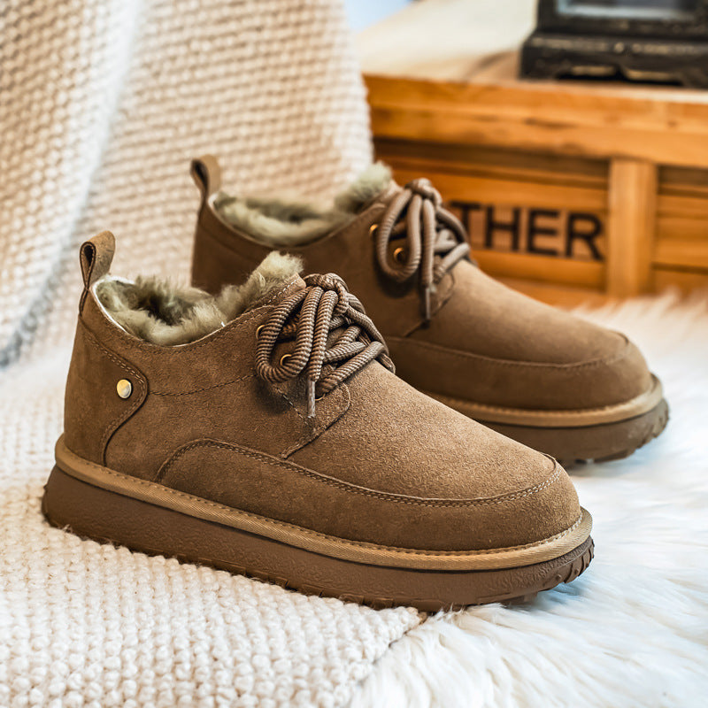 Damen Winterstiefel Bequem Warm Plüschfutter