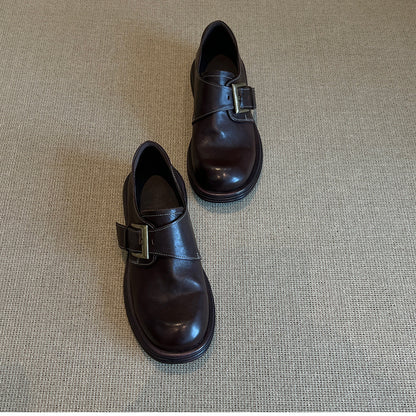 Damen Slipper mit Schnalle Warm Elegant