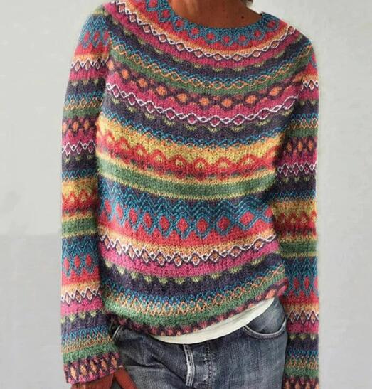 Weicher Damen Pullover Gemütlich Warm Übergröße - Norvielle