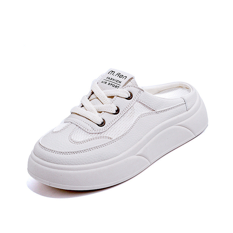 Damen Sneaker Bequem Elastisch Dicke Sohlen