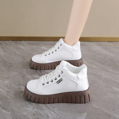 Damen High- Sneaker Wasserdicht Dicke Sohle