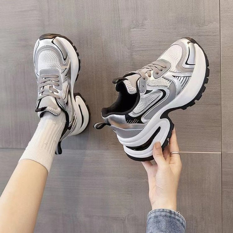 Damen Sneaker Sportlich Leicht Dämpfung Weiches Innenfutter