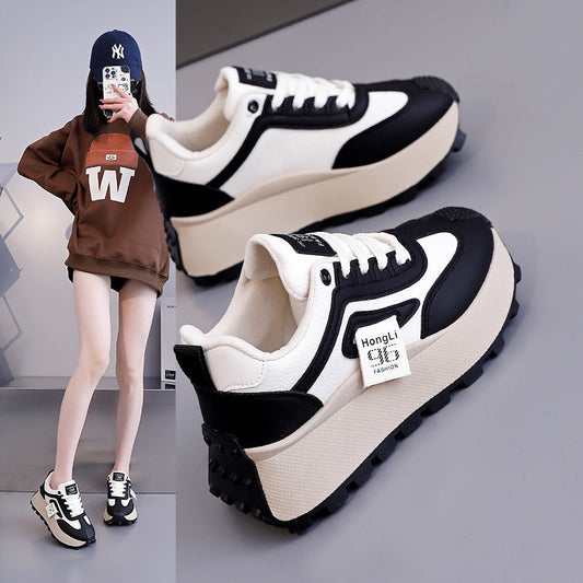 Damen Chunky Sneaker Hochzeit Schuhe Weiß - Norvielle