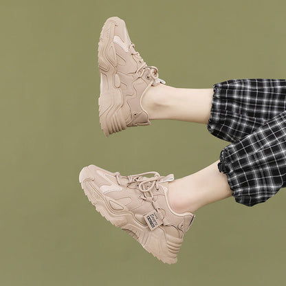 Damen Sneaker Chunky Atmungsaktives Obermaterial