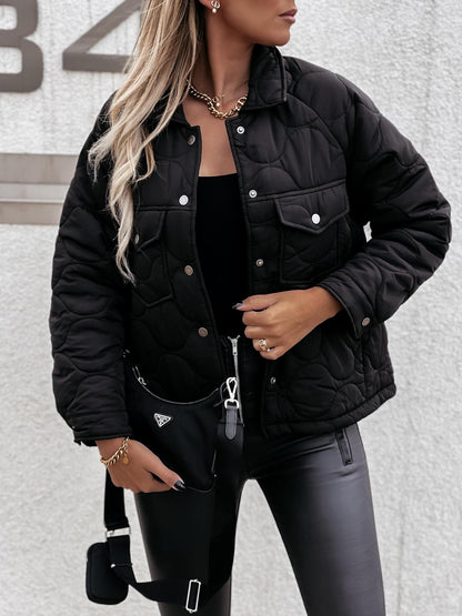 Damen Steppweste Modern Slim Fit Freizeitjacke