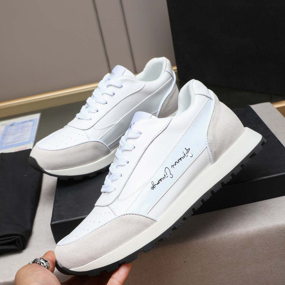 Damen Sneaker Leder Laufsohle Sport