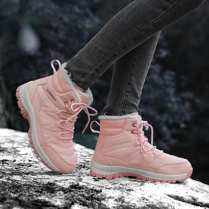 Damen Winterstiefel Isoliert Rutschfest Wasserdicht