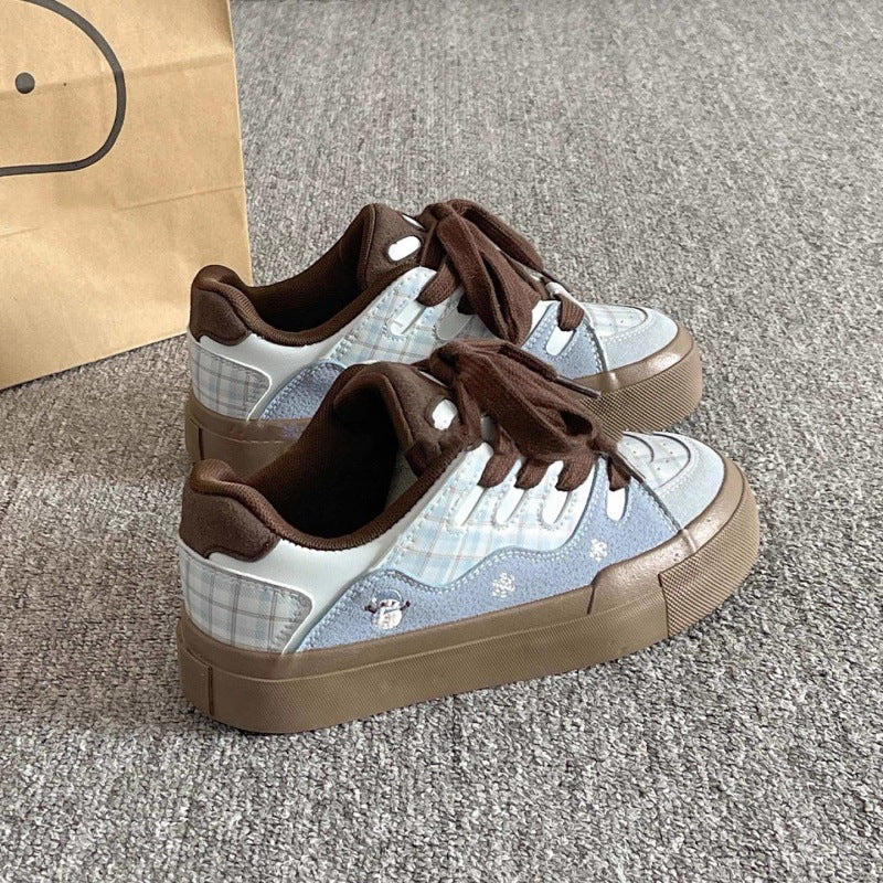 Damen Sneaker Tiermuster Bequem