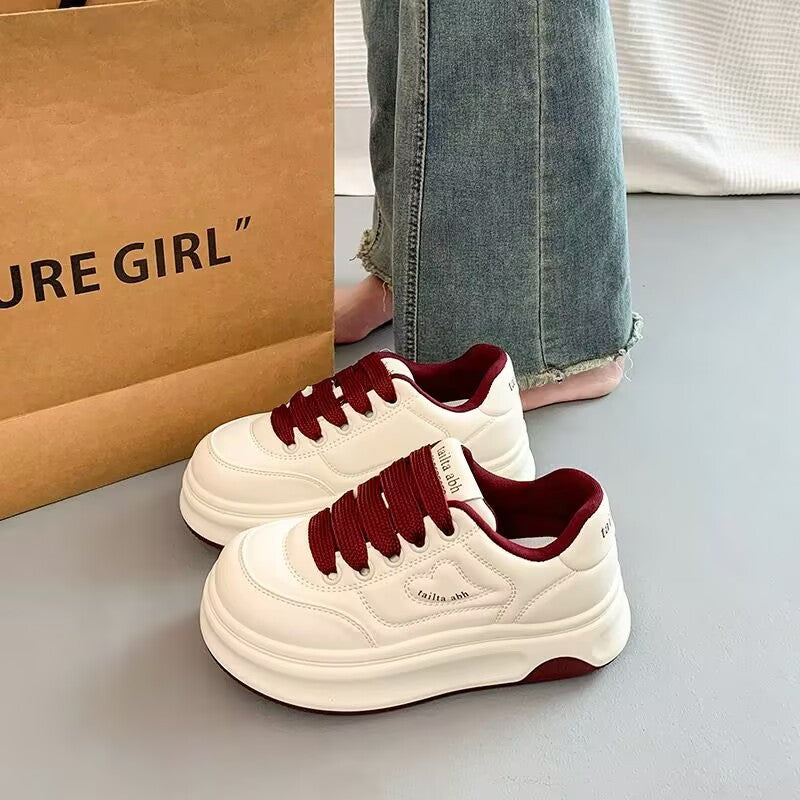 Damen Laufschuhe Atmungsaktives Mesh Dicksohle