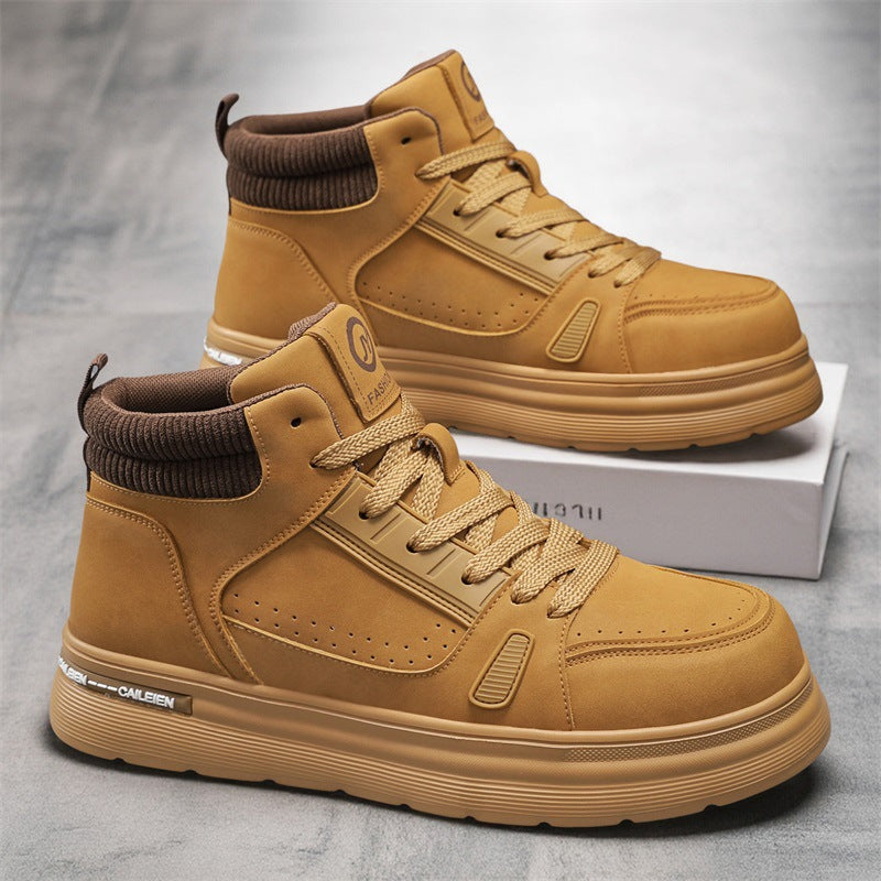 Damen Hochsneaker Rutschfest Isoliert Winter Schwarz - Norvielle