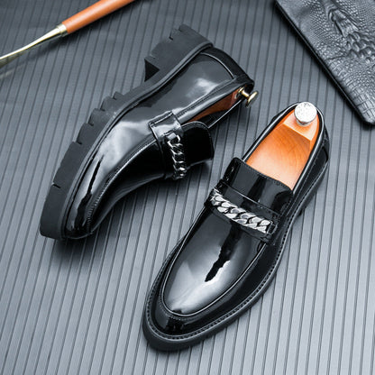 Damen Mokassins Stilvolle Schuhe mit Ketten-Detail Elegante Optik