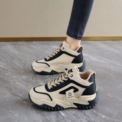 Damen High- Sneaker Sportlich Flexibler Sohle
