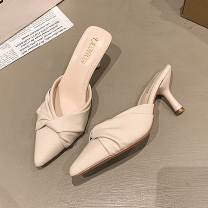 Damen Hochhackige Pumps mit Knotendesign