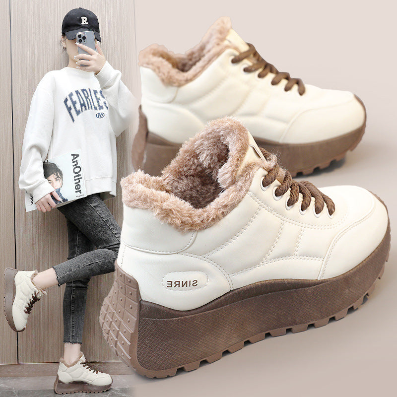 Damen Laufschuhe Warmes Innenfutter Komfort Sneaker - Norvielle