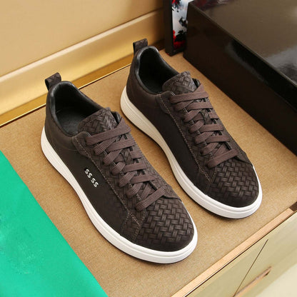 Damen Sneaker Geflochten Rutschfest Schwarz - Norvielle