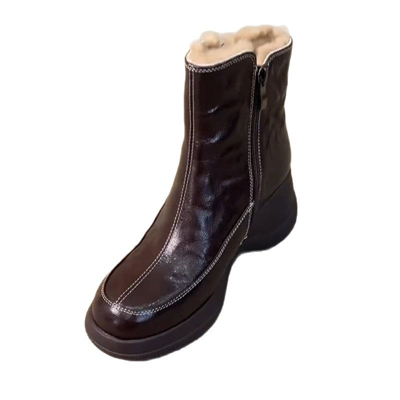 Damen Winterstiefel Rutschfest Bequem