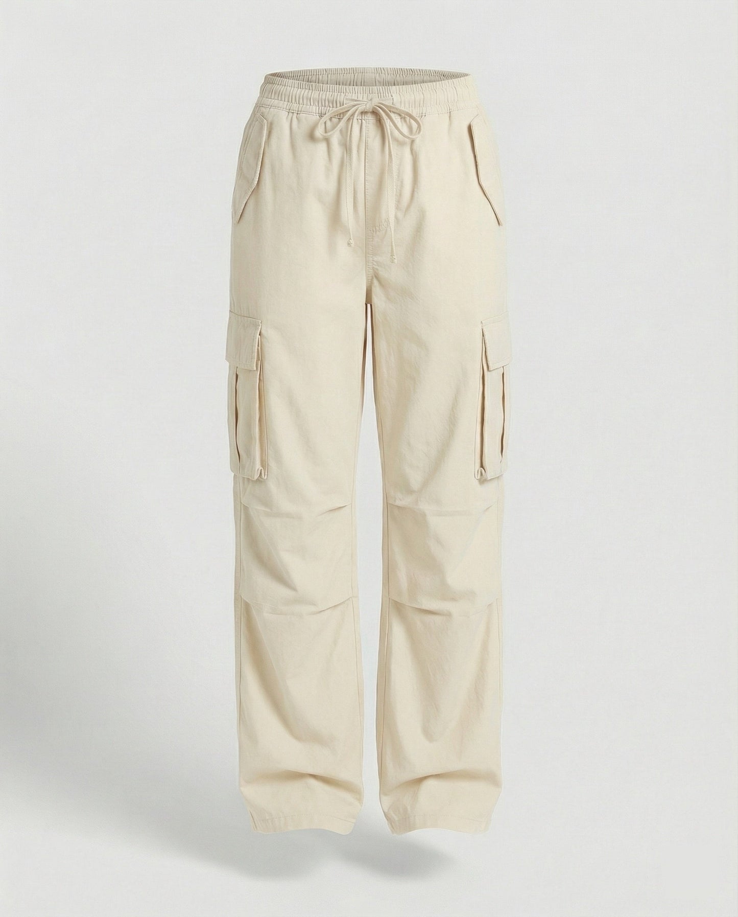 Damen Cargo-Hose Weite Bein Retro-Style mit Taschen