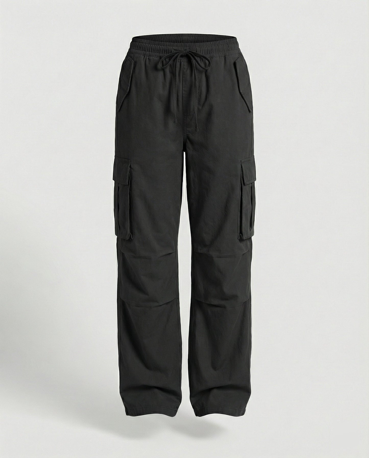 Damen Cargo-Hose Weite Bein Retro-Style mit Taschen