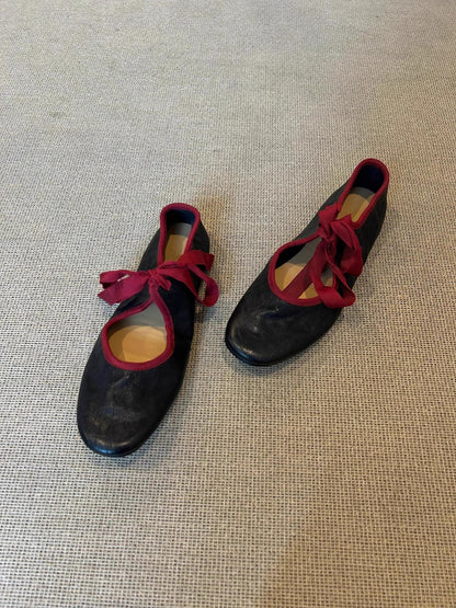 Damen Ballerinas Leder