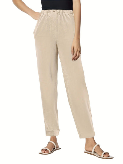 Damen Sommerhose Leicht Bequem Elegant
