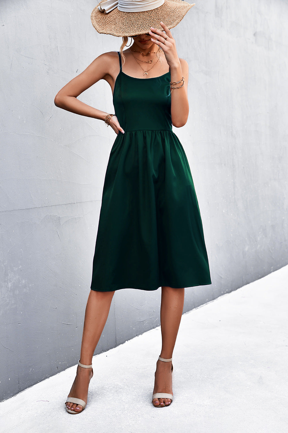 Damen Freizeitkleid Sommerkleid Berliner Stil