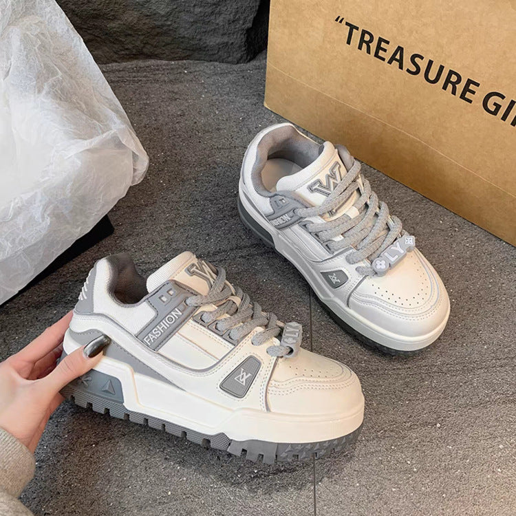 Damen Sneaker Chunky Weiche Sohle Bequem