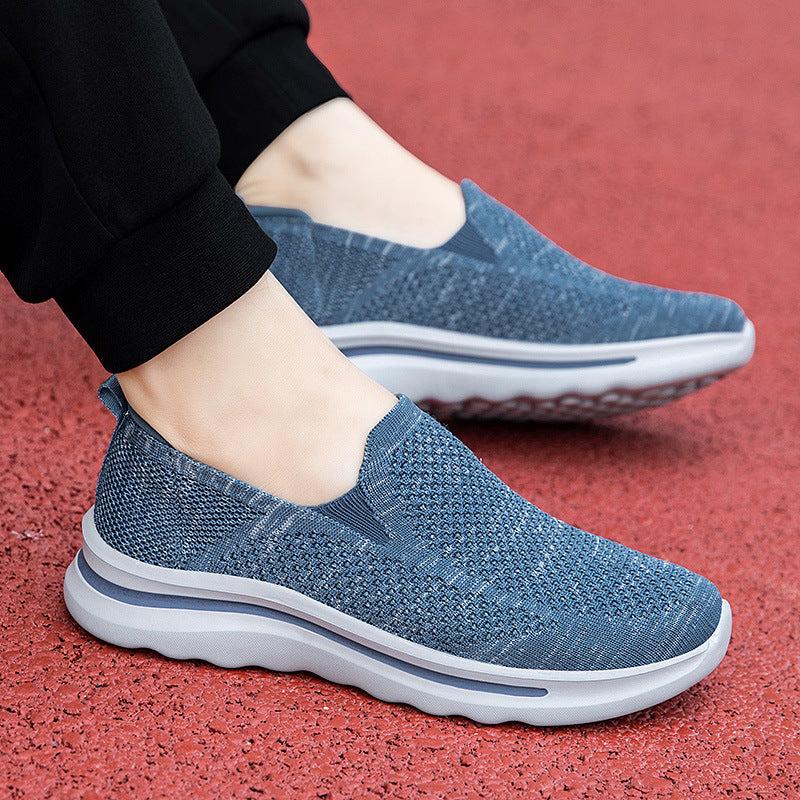 Damen Sneaker Atmungsaktives Strick Oberteil