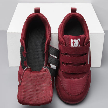 Damen Laufschuhe Bequem Klettverschluss Dämpfende Sohle