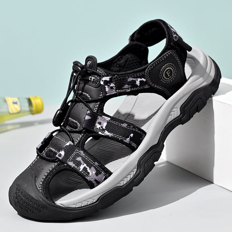 Damen Trekking-Sandalen Sportlich Rutschfest Verstellbar