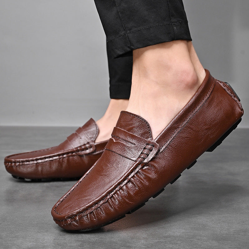 Damen Mokassins Leder Flexibel Bequem - Norvielle