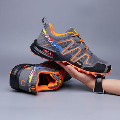 Damen Trail-Sneaker Atmungsaktives Mesh Rutschfest Schwarz - Norvielle