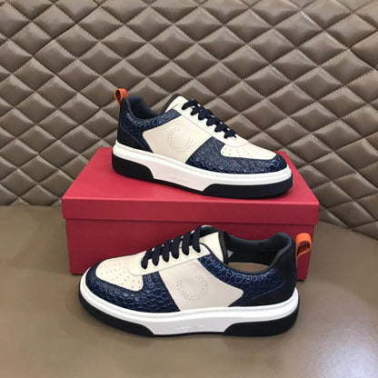 Damen Sneaker Schuppenmuster Komfortabel Schwarz - Norvielle