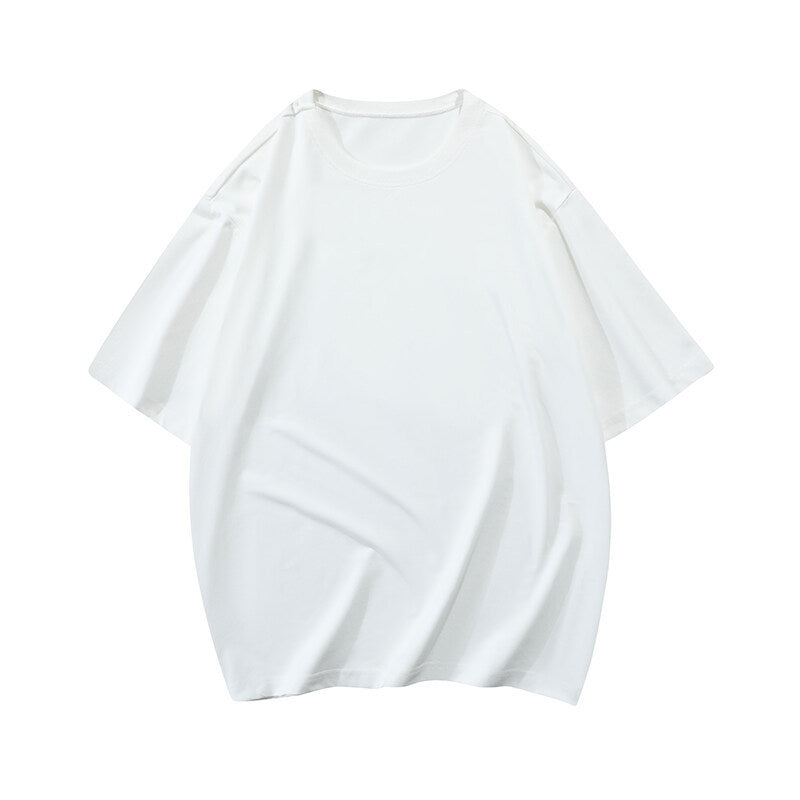 Damen Oversized T-Shirt Lässig Baumwolle