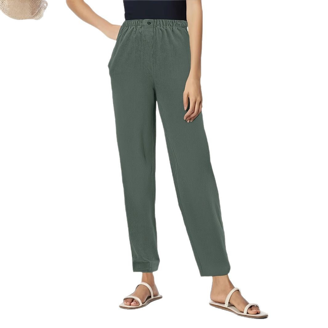 Damen Sommerhose Leicht Bequem Elegant
