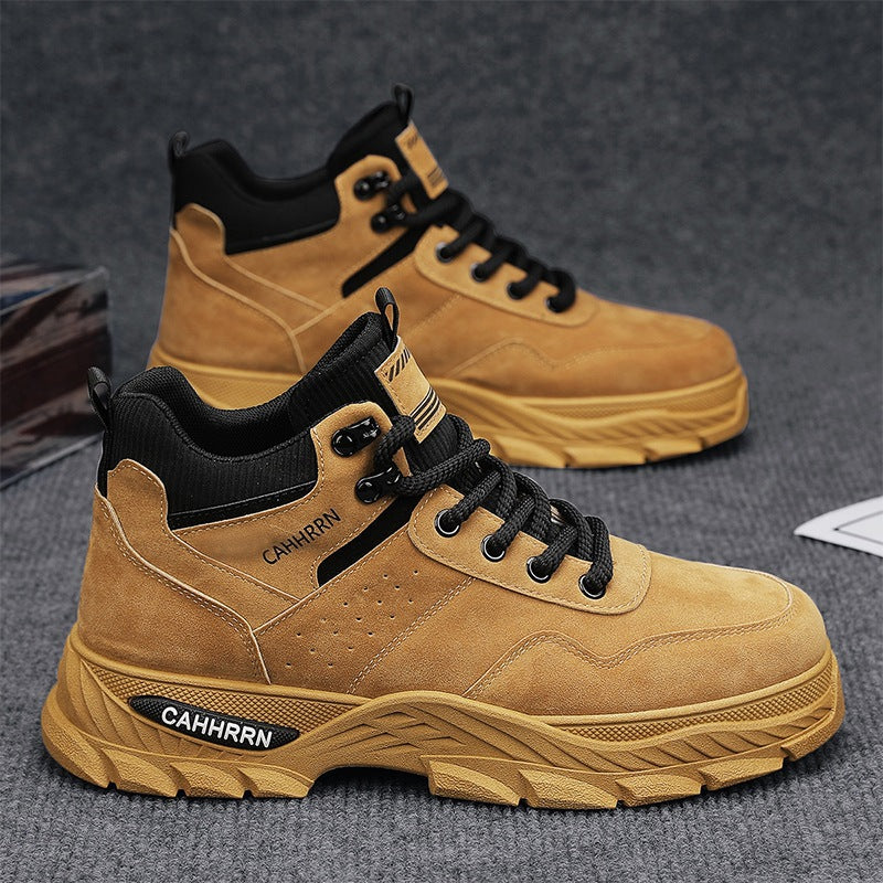 Herren Wanderschuhe Robust Atmungsaktiv Rutschfest