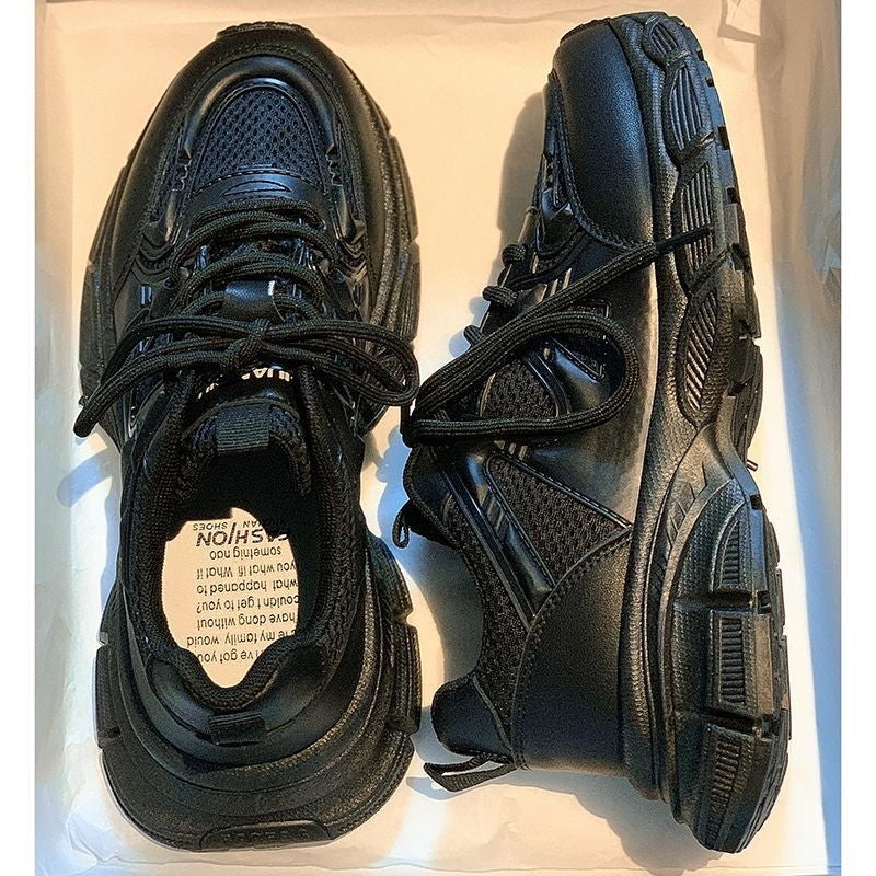 Damen Sneaker Atmungsaktives Mesh Dickes Sohlen