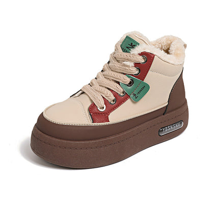 Damen High- Sneaker Warmfutter