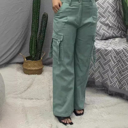 Damen Cargo-Hose Bequem Weite Passform