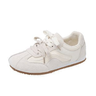 Damen Sneaker Sportlich Struktur-Obermaterial Rutschfest