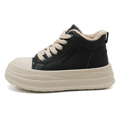Damen High- Sneaker Flauschig Robust Modisch