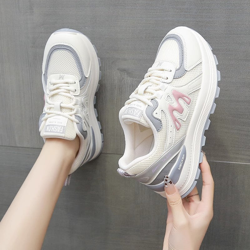 Damen Sneaker Atmungsaktives Mesh Dämpfende Laufsohle - Norvielle
